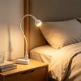 thumbnail image 5 of USB Night Light for Laptop Keyboard, Portable LED Computer Reading Lamp with Flexible Metal Neck Design, Mini Desk Light for Office Bedroom Travel Study Workspace and Home Decoration, White, 5 of 5