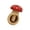 Red, variant on Ergonomic Wooden Walnuts Cracker Wood Kitchen Tool Mushroom Handle Designs Nutcrackers For Children