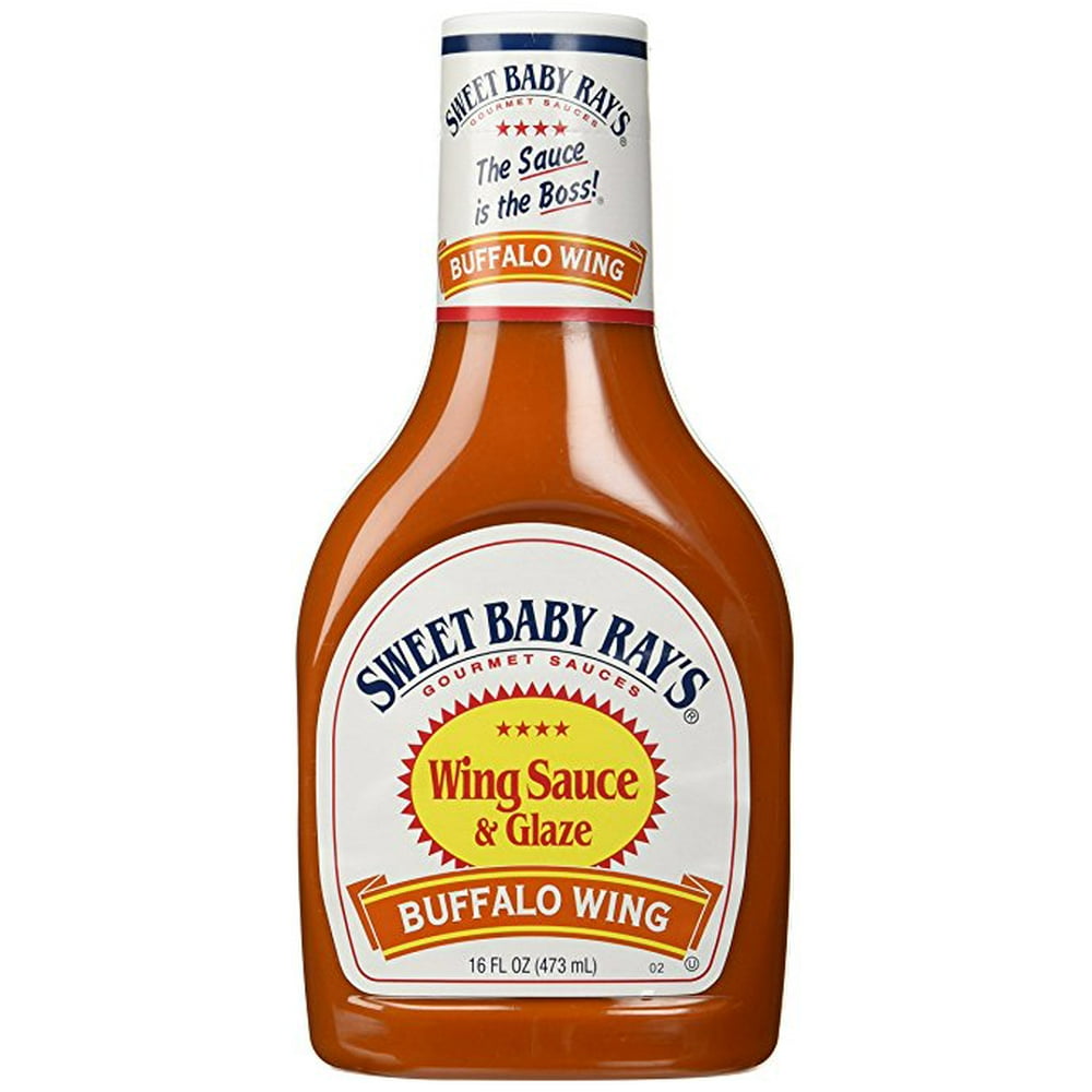 Sweet Baby Ray’s Buffalo Wing Sauce 16 oz (Pack of 2) - Walmart.com ...