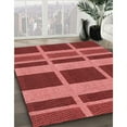 thumbnail image 3 of Ahgly Company Machine Washable Indoor Rectangle Transitional Red Area Rugs, 5' x 7', 3 of 7