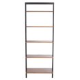 thumbnail image 6 of SAFAVIEH Cullyn 5 Tier Leaning Etagere, Natural/Charcoal (27.6 in. W x 14 in. D x 76 in. H), 6 of 12