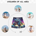thumbnail image 6 of joogoo Boy Swim Trunks Monster Truck Lightning Bathing Beach Board Shorts Large, 6 of 8