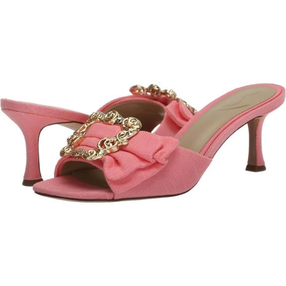 Sam Edelman Women's Pietra Heeled Sandal Pink Lotus 7M