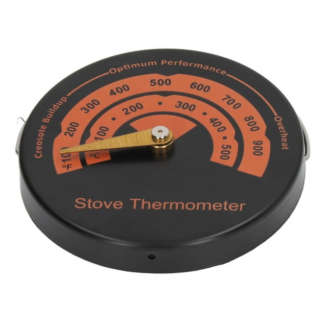 Stove Temperature Meter, High Accuracy Wood Stove Durable Aluminum Dial For Gas Furnace