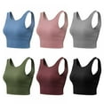 thumbnail image 5 of Women Racerback Sports Bras - High Impact Workout Gym Activewear Bra, 5 of 5