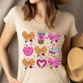 thumbnail image 4 of Teacher Pencil Bow T-Shirt – Cute Pink Back to School Graphic Tee, Light Pink, Size S, 4 of 6