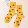 thumbnail image 3 of Halloween Cartoon Crew Socks, Festive Pumpkin Ghost Black Cat Pattern Long Socks, Soft Cozy Casual Hosiery for Women Halloween Party Home Daily Wear Holiday Gift, 3 of 3