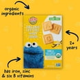 thumbnail image 2 of Earth's Best Sesame Street Baby Snack Organic Letter of the Day Vanilla Cookies, 5.3 oz Box (6 Pack), 2 of 10