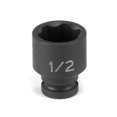 thumbnail image 2 of Grey Pneumatic 1/4" Surface Drive x 9/16" Standard  Socket, 2 of 2
