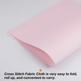 thumbnail image 3 of Uxcell 14 Count Cross Stitch Cloth 20 by 28 Inch Embroidery Fabric, Pink, 3 of 6