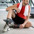 thumbnail image 6 of Athletic Socks Mexican America Flag Art Sport Running Calf Socks Crew Socks for Men Women, 6 of 7