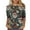 A-Multicolor#fall clothes for women 2024, variant on BiZtdJrK Ofertas Flash Womens Christmas Shirts Funny 3D Print 3/4 Sleeve Shirts Loose Casual Round Neck Pullover Sweatshirts 2024 Going Out Tops Multicolor XXL