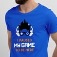 thumbnail image 2 of Greenyef Graphics I Paused My Game to Be Here Video Gamer Gift for Men Teenagers Gaming Funny Graphic T-Shirt Style-35 (Royal Blue, X-Large), 2 of 6