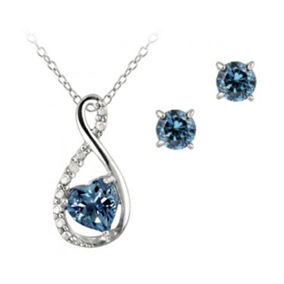 Infinity Necklace & Earring Set