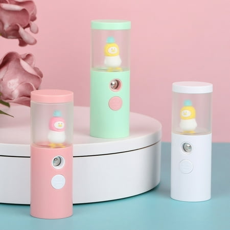 

Fairnull Mini Diffuser Universal Lightweight ABS Cartoon Duck Air Humidifier for Daily Life