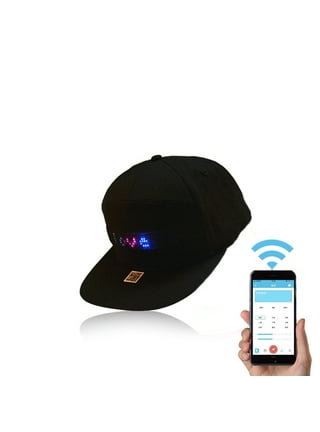 Light Up Message LED Display Hat Bluetooth Smartphone