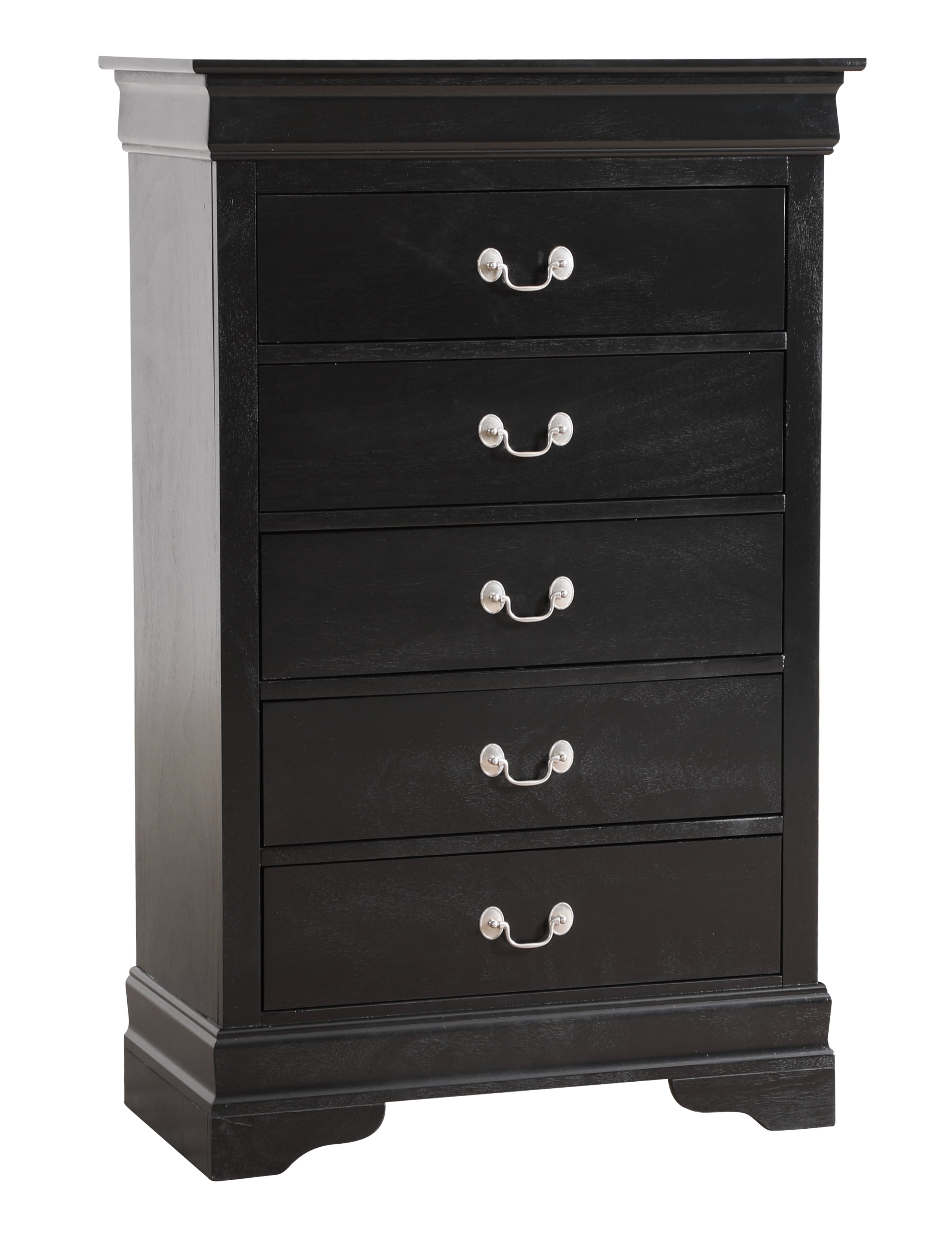 Glory Furniture Paige Accent Chair in Black Color