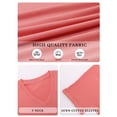 thumbnail image 4 of MOYIKO Oversized T shirts for Women V Neck Short Sleeve Loose Tees Summer Casual Basic Tops, 4 of 7