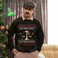 thumbnail image 5 of Christmas Sweatshirt, Legal Christmas Sweatshirt, Funny Lawyer Ugly Holiday Sweatshirt, Festive Judge Attorney Gift for Law Students & Paralegals, 5 of 5