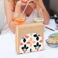 thumbnail image 3 of Yayeee Napkin Holder for Table Set of 2 Kitchen Paper Tissue Organization, Black Retro Flower, 3 of 8