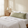 thumbnail image 2 of Unique Bargains 1 Pack Soft Cooling Cotton Pillow Covers Wrinkle Resistant Bean green B, 2 of 5