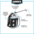 HART 20Volt 2 Gallon Cordless Backpack Chemical Sprayer Kit, (1) 2.0Ah