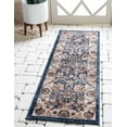 thumbnail image 1 of Rugs.com Eden Collection Rug – 10 Ft Runner Light Blue Medium Rug Perfect For Hallways, Entryways, 1 of 9