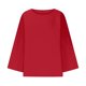 thumbnail image 5 of Tops bonitos para adolescentes,Camisa de manga larga con cuello redondo para mujer, blusa informal suave y transpirable, color liso, corte holgado, para uso diario, sopatenor, 5 of 8