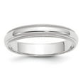 thumbnail image 6 of 14K White Gold 4mm Milgrain Band Ring Size 10, 6 of 7