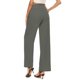 thumbnail image 5 of Pantalones rectos sueltos para mujer, pantalones anchos para mujer, pantalones casuales de cintura alta, pantalones de playa con cintura elástica optimizados para la excelencia, 5 of 7