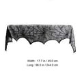 thumbnail image 1 of 1 Set/3pcs Halloween Lace Curtain Lampshade Stove Decoration Party Supply, 1 of 3