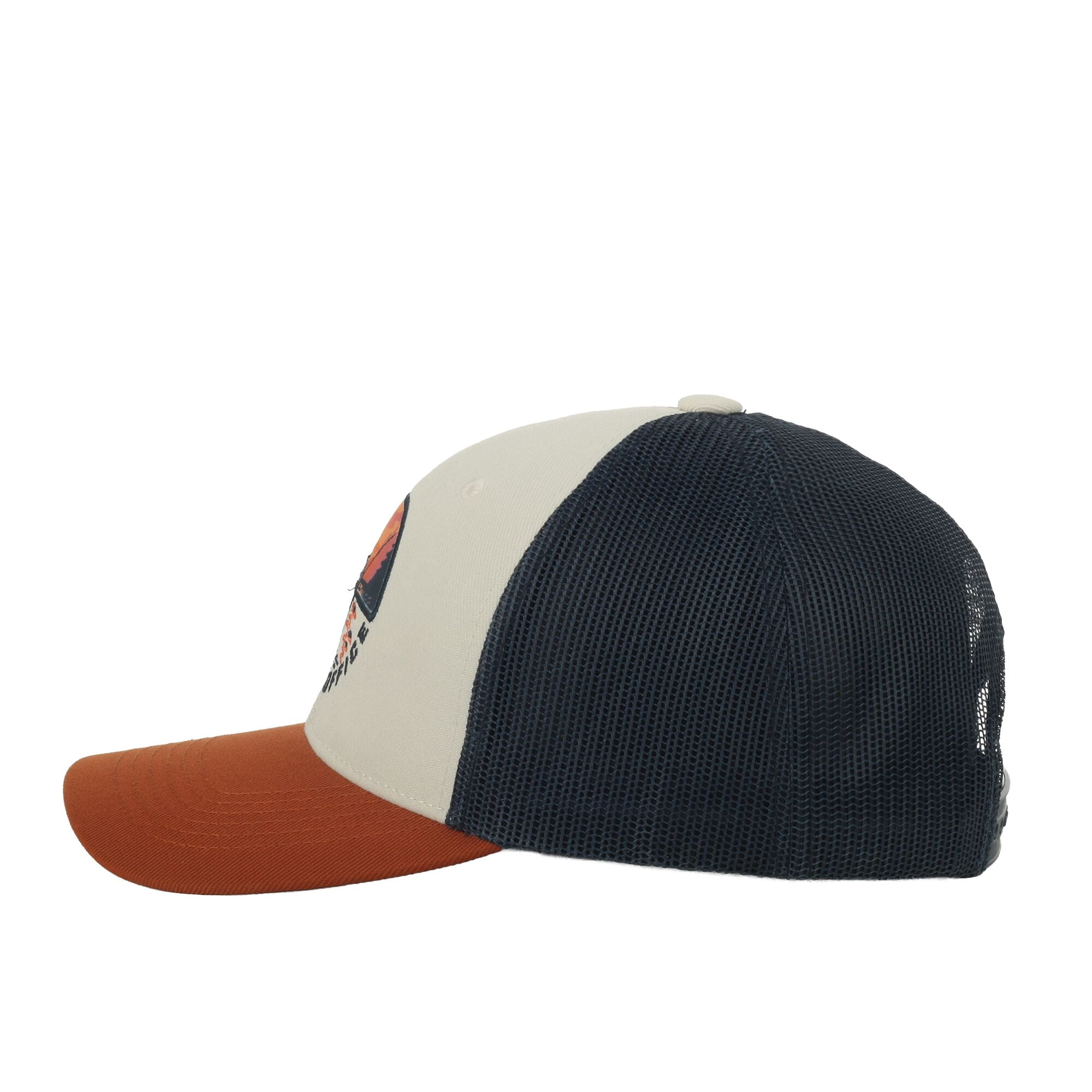 Outdoor Cap Out of Office Fishing Cap – Mid Profile Structured Snapback, One Size, Ivory
