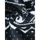 thumbnail image 5 of Conjuntos de pijama para mujer INSPIRE CHIC, parte superior de manga larga y pantalones de franela impresos, pijama térmico de Navidad de 2 piezas, 2XL, color azul marino con copos de nieve, 5 of 6