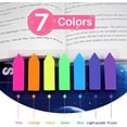 thumbnail image 3 of Sticky Notes Flags, 7 Color Index Tabs Index Flag Bright Colors Page Index Stickers Translucent Page Makers for Page Bookmarks-Arrows, 3 of 7