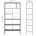 thumbnail image 5 of Evelyn&Zoe Contemporary Bookcase, 5 of 9