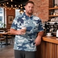 thumbnail image 2 of Sewkxo Men's Big and Tall Polo Shirts UPF 50+ Casual Work Quick Dry Short Sleeve Collared Golf Shirt（XL-8XL）,Light Blue XL, 2 of 7