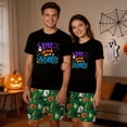 thumbnail image 4 of Halloween Matching Pajamas for Family, Soft Couples Outfit for Holiday Party, 4 of 7