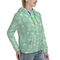 thumbnail image 6 of Daiia Tropical Pineapple Pattern Women's Fashion Hoodies & Sweatshirts with Kangaroo Pocket Hooded Sweatshirt with Eye-catching Drawstrings-Small, 6 of 7