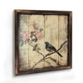 thumbnail image 7 of Floral Bird Wood Artwork Wooden Sign Wall Plaque - Vintage Art Decoration, Wall Decoration - Ideal Gift For Home Decoration, Living Room, Bathroom, Bedroom, Garden, Dining, Bar, Cafe, Festival Part, 7 of 7