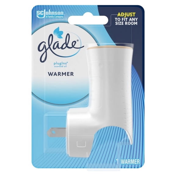 Glade PlugIns Scented Oil Warmer, Holds Essential Oil Infused Wall Plug In Refill, Pack of 2
