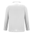 thumbnail image 7 of UVEASISHA Quarter Zip Golf Pullover Men Slim Fit Casual Long Sleeve Polos Shirt Mens 1/4 Zipper Collar Sweatshirts Fall Lightweight Fashion Athletic Sweatshirt White XXL, 7 of 7