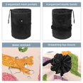 2PCS Colored Cats Travel Cosmetic Bag Makeup Organizer Bag Bathroom