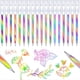 thumbnail image 2 of 36 Bolígrafos de Gel de Arcoíris Que Cambian de Color, Bolígrafos de Gel de Neón con Purpurina, Bolígrafos de Iris para Libro de Colorear para Adultos, 2 of 5