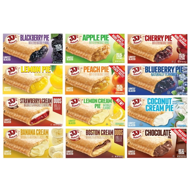 JJ's Bakery Pie Ultimate Variety Pack 12 Flavors 12 Pack Walmart