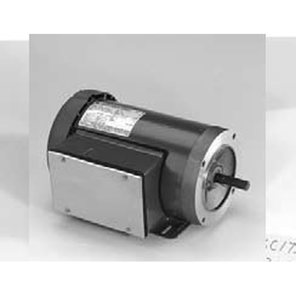 Marathon D312 56C Frame 56C34F5302 TEFC General Purpose Motor, 1 Phase, C-Face, Ball Bearing, 3/4 hp, 3600 rpm, 1 Speed, 115/208-230 VAC