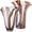 Brown, variant on Aria Home Handblown Glass Vases Set of 2 Shabby Chic Romantic Flower Vases, Valentine & Birthday Gift, Blue