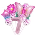thumbnail image 1 of Decoraciones con globos de cumpleaños, tema de la séptima mariposa de HAUCIAJEIN, 1 of 9
