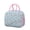 Pink-7, variant on Striped and Checkered Fusion Lunch Box - Insulated Reusable Thermal Bag, Waterproof & Spacious, Rustic Farmhouse Plaid Print for Commuters