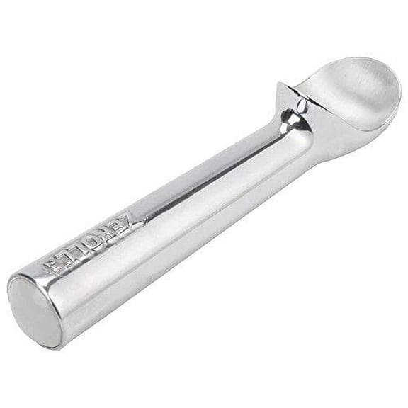 Zeroll 1024 Original Ice Cream Easy Scoop with Unique Liquid Filled Heat Conductive Handle Simple One Piece Aluminum Design Easy Release 48 Scoops per Gallon Made in USA, 1.5-Ounce, Silver