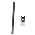 thumbnail image 2 of Soidarity Tija de sillín de bicicleta de montaña tubo de ciclismo resistente profesional Compatible 33,9mm * 580mm poste de asiento de bicicleta de alta Ciclismo Negro luz Soidarity OD023851-01, 2 of 6